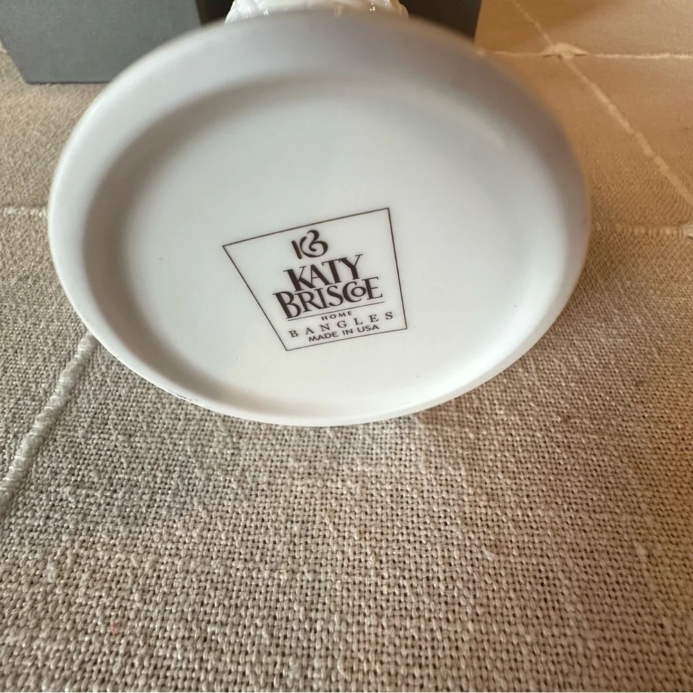 NWT Katy Briscoe | White Bone China Porcelain Bud Vase $195
